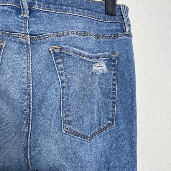 Pacsun Womens Jeans Size 27 Jeggings Denim Blue Light Wash Distressed - Picture 16 of 16